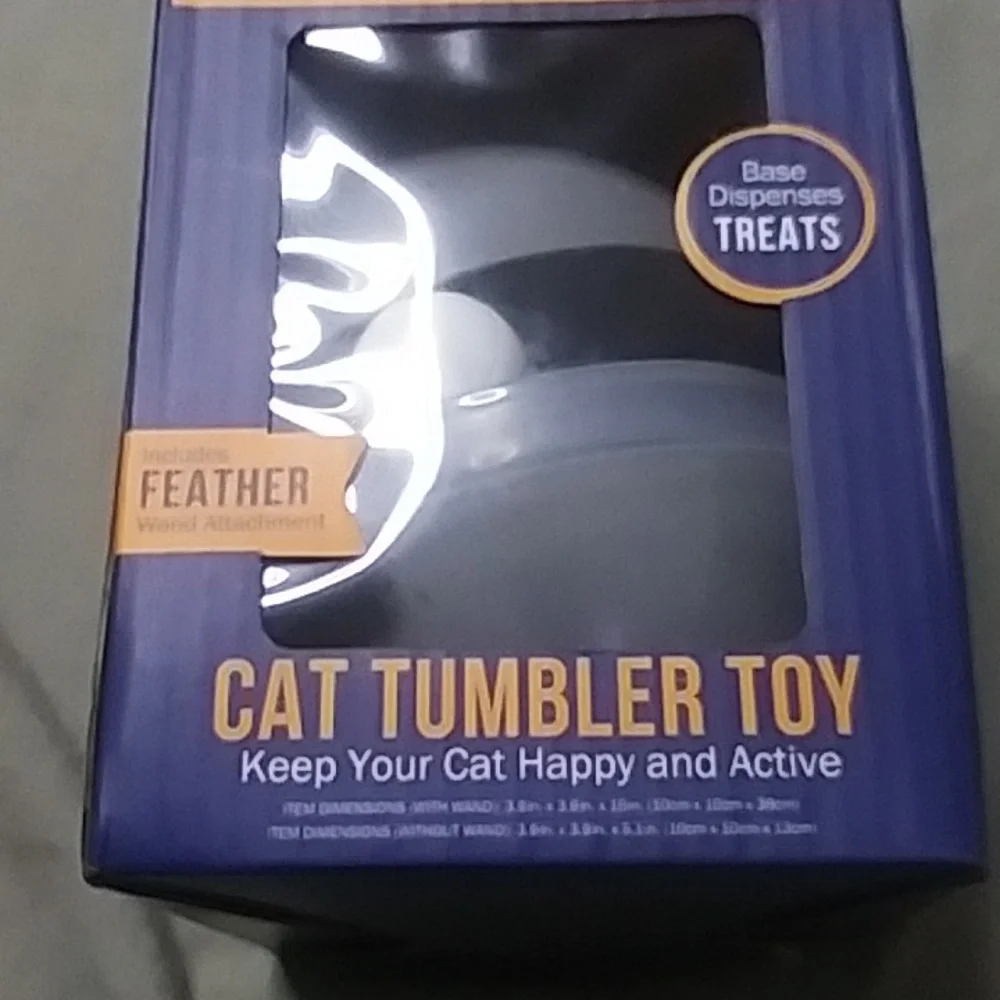 Cat Tumbler Toy. Pawsitively Fun!!